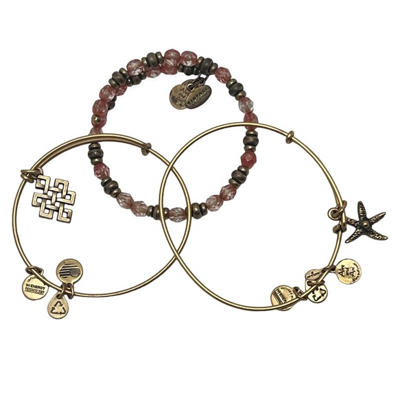 Alex and Ani Three Bracelet Set - Picture 1 of 4